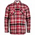 [해외]오닐 Flannel Check 긴팔 셔츠 138290198 Haute Red
