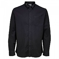 [해외]SELECTED 긴 소매 셔츠 Egrick-Ox Flex 138344994 Black