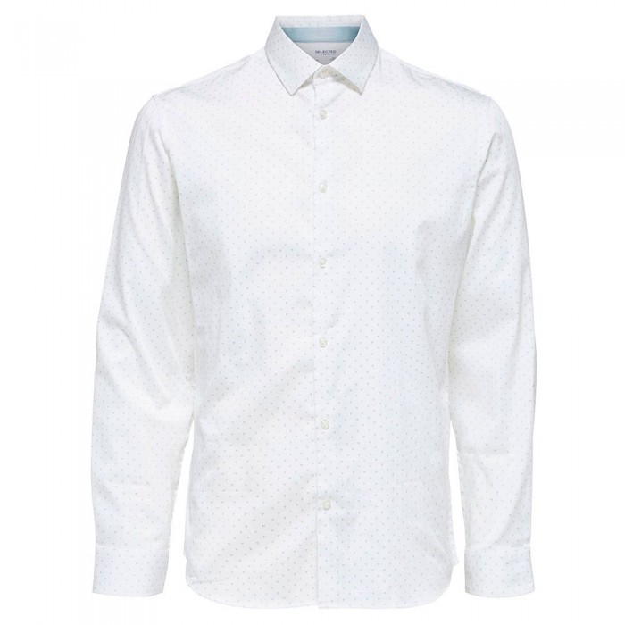 [해외]SELECTED 긴 소매 셔츠 Flex-Park Slim 138345009 Bright White