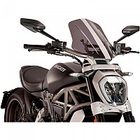 [해외]PUIG Carenabris New Generation Ducati S Diavel/X Diavel 조절 가능한 앞 유리 9138284641 Smoke