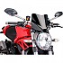 [해외]PUIG 카레나브리스 뉴 제너레이션 스포츠 윈드실드 Ducati Monster 1200/1200 R/1200 S/797/821 9138284676 Black