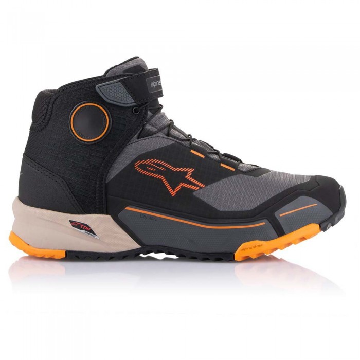 [해외]알파인스타 CR-X Drystar Riding 오토바이 신발 9138237363 Black / Light Brown / Orange