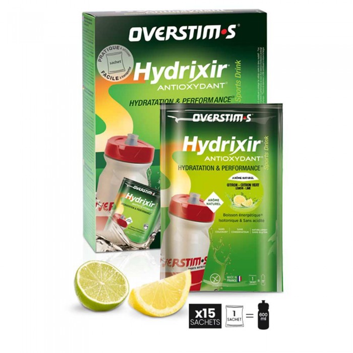 [해외]OVERSTIMS 항산화제 Hydrixir 15 단위 레몬 그리고 그린 레몬 12138006546 Green
