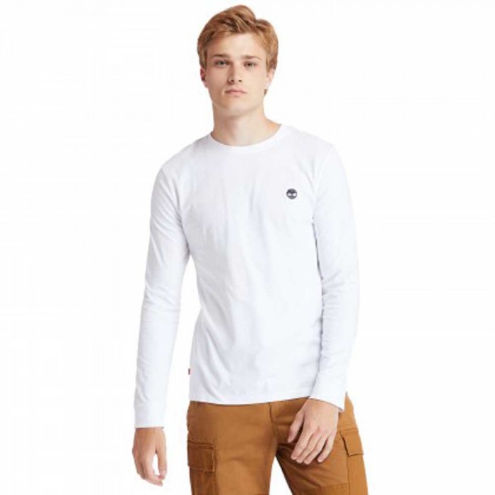 [해외]팀버랜드 Dunstan River Crew Slim 긴팔 티셔츠 137628678 White