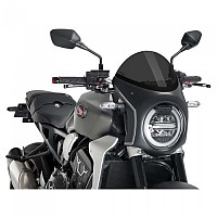 [해외]PUIG 레트로 세미 페어링 Honda CB1000R Neo Sports Cafe 18 9138338220 Black / Dark Smoke