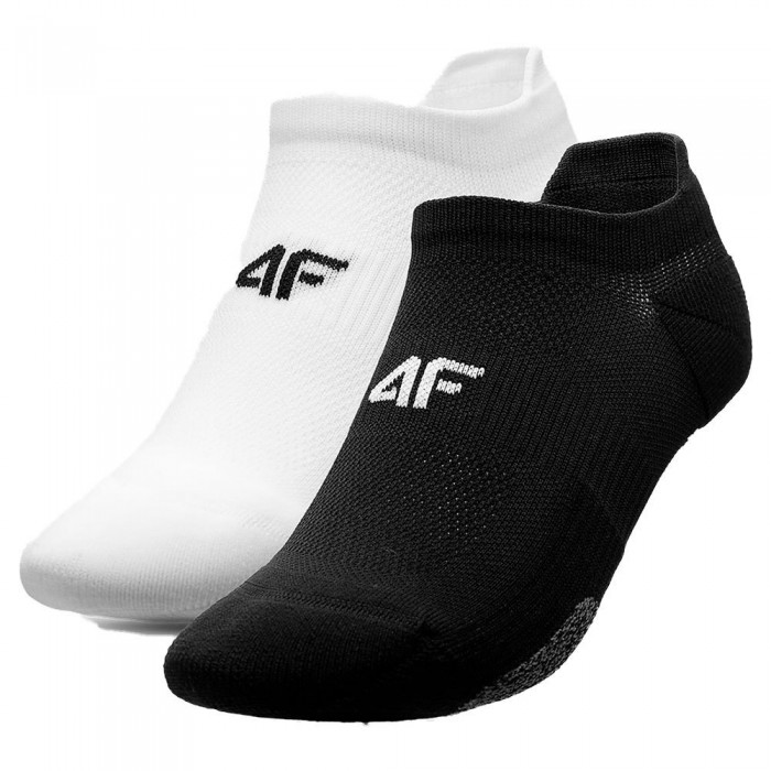 [해외]4F Socks White / Deep Black