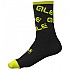 [해외]ALE Logo 양말 1138326814 Black / Fluor Yellow