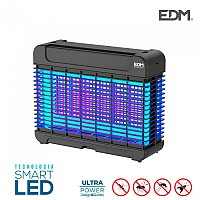 [해외]EDM 접착 플레이트가 있는 모기 덫 LED 10W 4138356782 Black