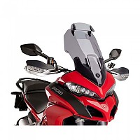 [해외]PUIG Touring Ducati Multistrada 1200/Enduro/Enduro Pro/S&Multistrada 1260/Enduro/Pikes 피크/S/S D Air&Multistrada 950 바이저가 있는 앞유리 9138359636 Smoke