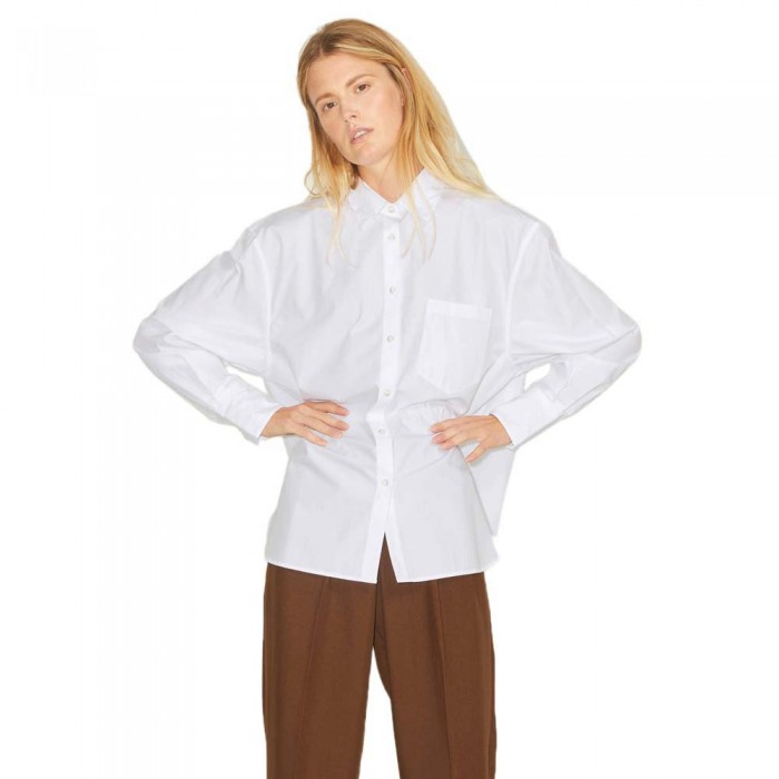 [해외]잭앤존스 긴 소매 셔츠 Jamie Relaxed Poplin 138372229 White