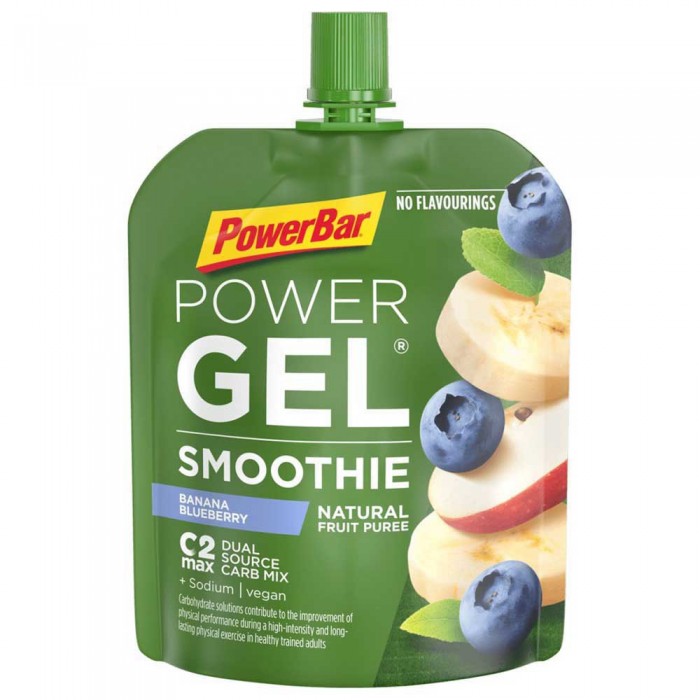 [해외]파워바 에너지 젤 파워Gel Smoothie 90g 바나나 그리고 블루베리 6138258809 Green