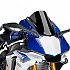 [해외]PUIG Z-레이싱 앞유리 Yamaha YZF-R1/YZF-R1M 9138370049 Black