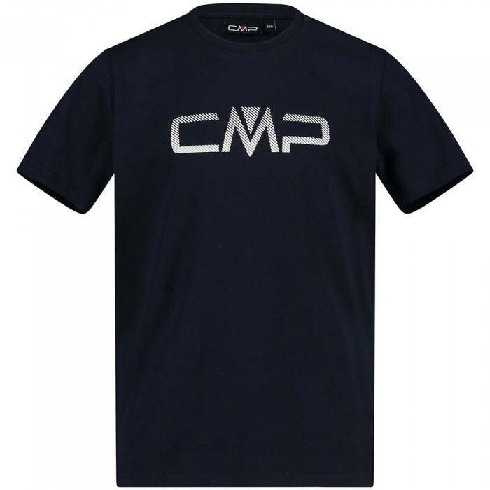 [해외]CMP 31D4454 Short Sleeve T-Shirt 5138315582 Black Blue