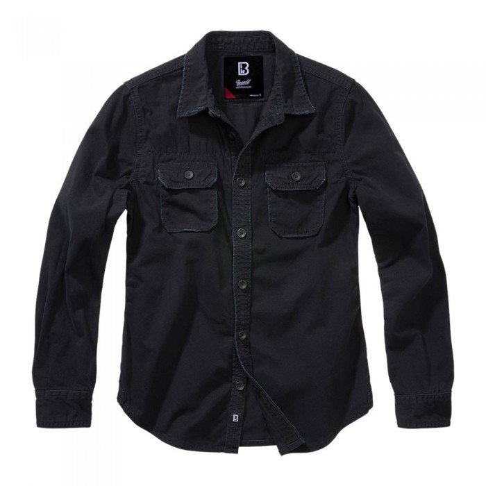 [해외]BRANDIT 긴 소매 셔츠 Vintage 138389893 Black