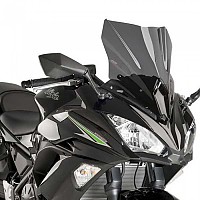 [해외]PUIG Racing Kawasaki Ninja 650 앞유리 9138377215 Dark Smoke