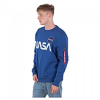 [해외]알파 인더스트리 스웨트 셔츠 NASA Reflective 138021755 Nasa Blue