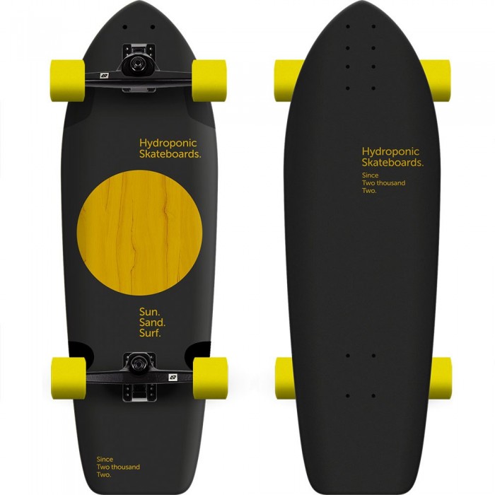 [해외]HYDROPONIC 서핑 스케이트 Square 30´´ 14138299701 Lunar Black / Yellow