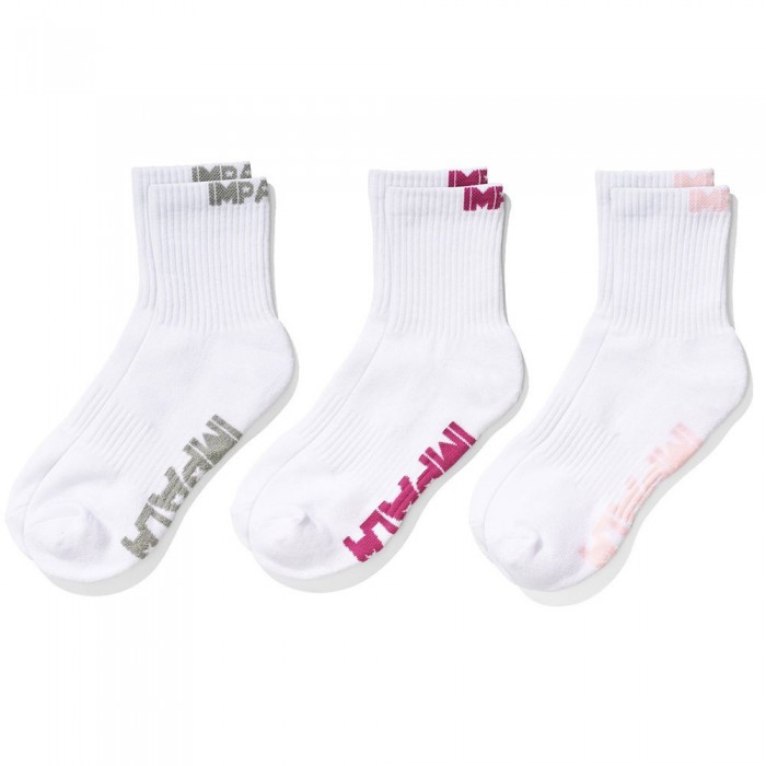 [해외]IMPALA ROLLERS Stripe Socks 3 Pairs 14138370092 White
