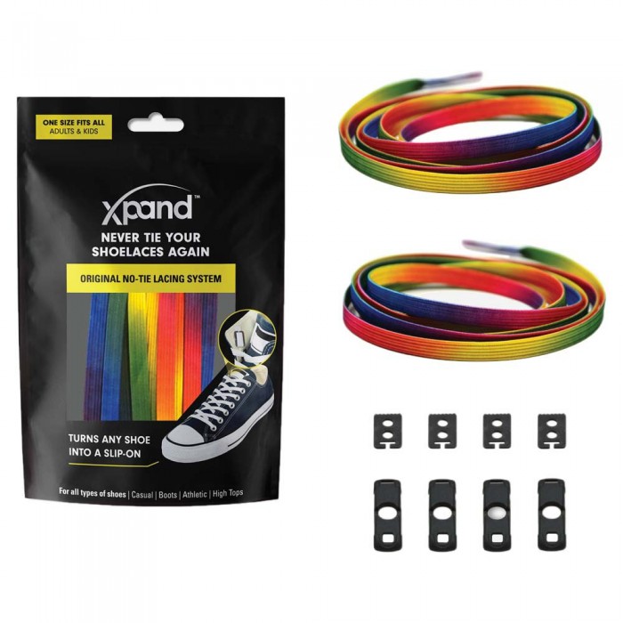 [해외]XPAND LACES Original No-Tie Rainbow