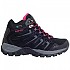 [해외]HI-TEC Torca Mid WP 등산화 4138315802 Black / Fuchsia Purple