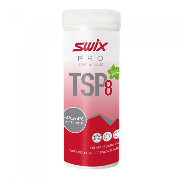 [해외]SWIX TSP8 -4°C/+4°C 40g Wax 5138047064 Red