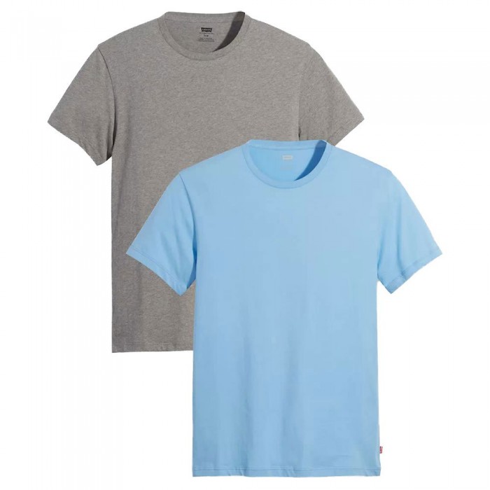 [해외]리바이스 Slim 반팔 티셔츠 2 단위 138394714 Della Robbia Blue