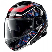 [해외]놀란 N100-5 Plus Starboard N-Com 모듈형 헬멧 9138404860 Glossy Black / Red / Blue