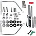 [해외]새들맨 Harley Davidson Dyna S4 Complete Quick Disconnect Kit 스트랩 9137476006 Chrome