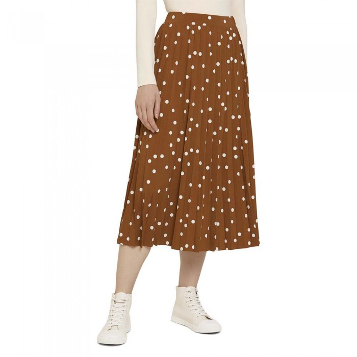 [해외]TOM TAILOR 1027305 Skirt Brown Dot Print
