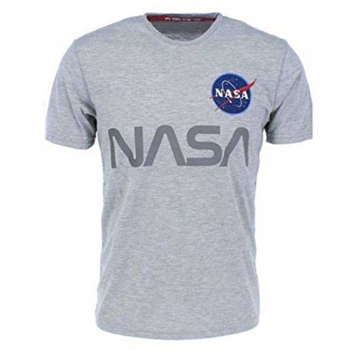 [해외]알파 인더스트리 NASA Reflective 반팔 티셔츠 138057147 Grey Heather
