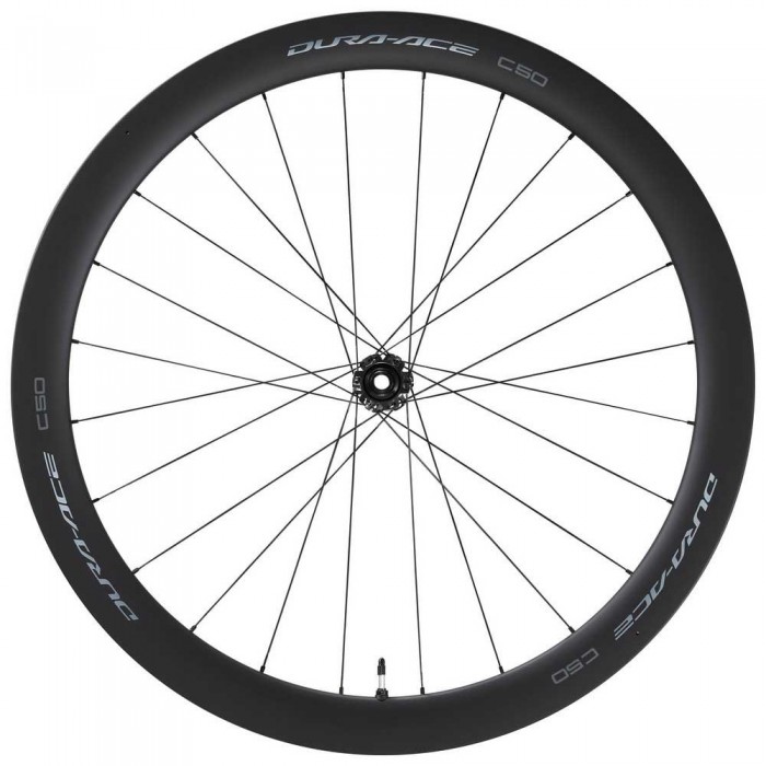 [해외]시마노 Dura Ace R9270 C50 CL Disc Carbon Tubeless 도로 자전거 앞바퀴 1138344500 Black