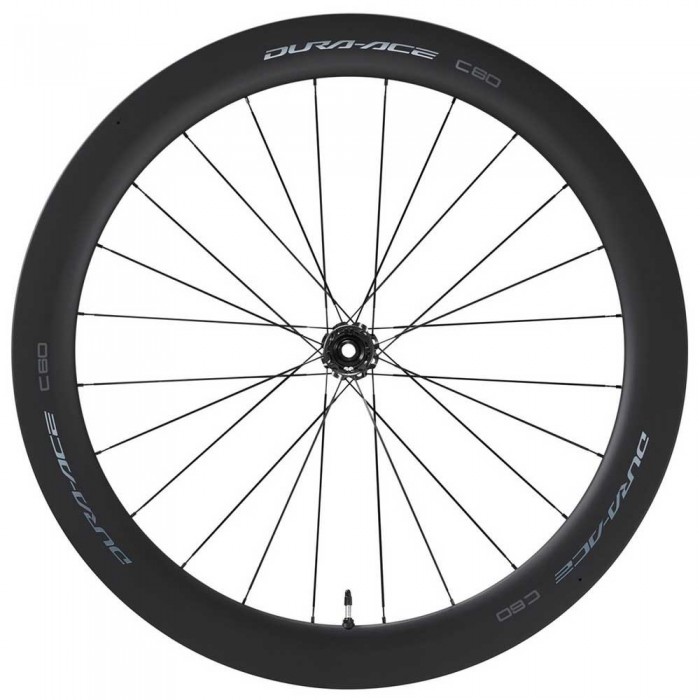 [해외]시마노 Dura Ace R9270 C60 CL Disc Carbon Tubeless 도로 자전거 앞바퀴 1138344504 Black