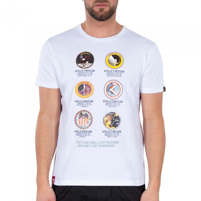 [해외]알파 인더스트리 Apollo Mission 티셔츠 138400678 White