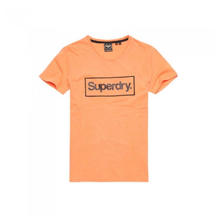 [해외]슈퍼드라이 코어 로고 AC 반팔 티셔츠 138393862 Spiced Orange