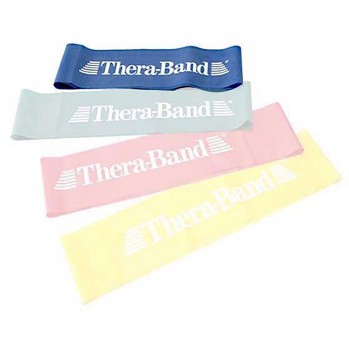 [해외]THERABAND 고무 밴드 7.6 Mx45.5 cm 7138357038 Blue