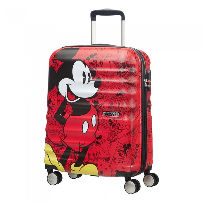 [해외]아메리칸 투어리스터 트롤리 Wavebreaker Disney Spinner 55/20 36L 138185114 Mickey Comics Red