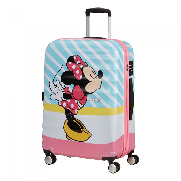 [해외]아메리칸 투어리스터 트롤리 Wavebreaker Disney Spinner 67/24 64L 138185122 Minnie Pink Kiss