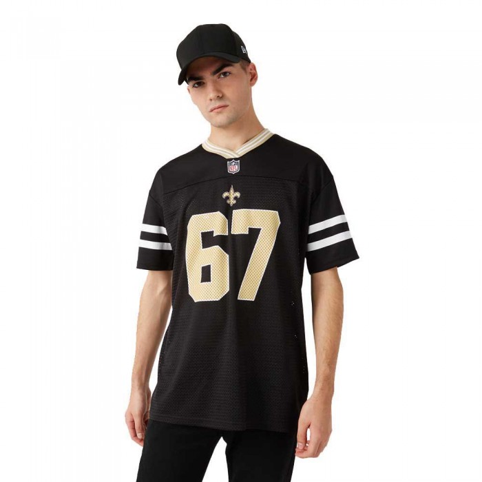 [해외]뉴에라 NFL Oversized New Orleans 반팔 티셔츠 138207552 Black