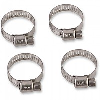 [해외]MOOSE HARD-PARTS 호스 클램프 13-39 Mm 4 단위 9138457197 Silver