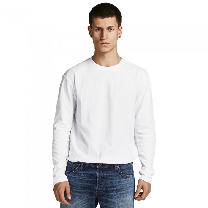 [해외]잭앤존스 노아 긴팔 라운드넥 티셔츠 138471756 White / Relaxed Fit