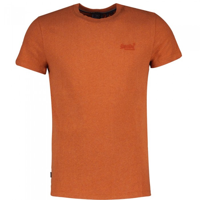 [해외]슈퍼드라이 반팔 티셔츠 Vintage 로고 Embroidered 138393967 Rust Orange Marl