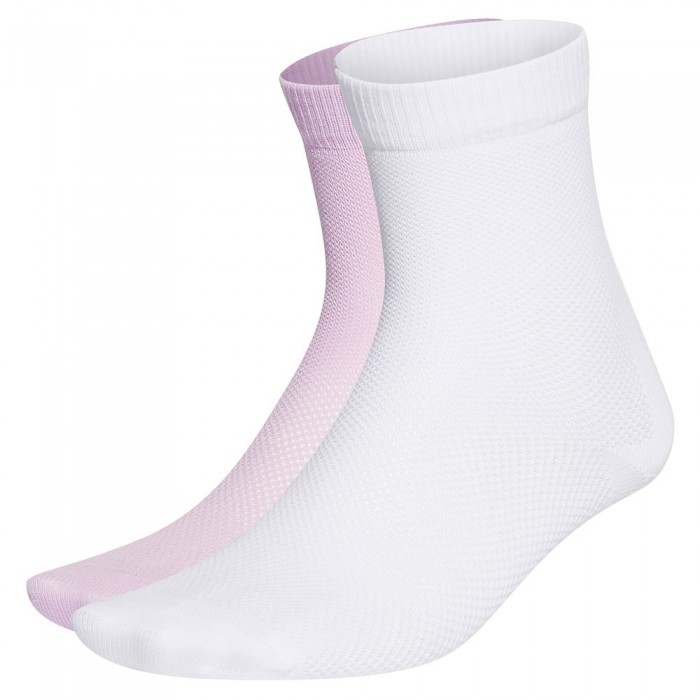 [해외]아디다스 ORIGINALS Mesh Socks 2 Pairs Clear Lilac / White