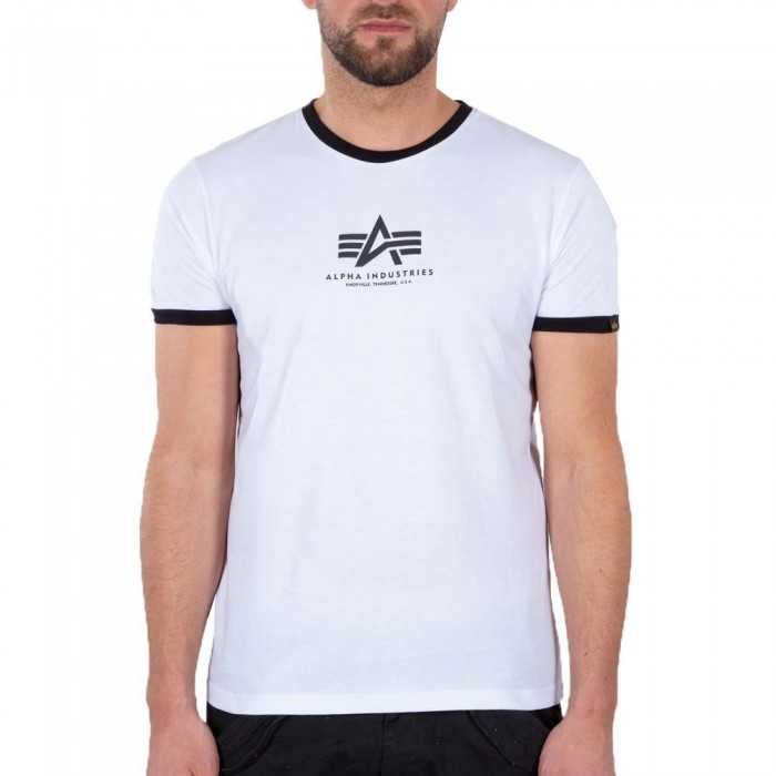 [해외]알파 인더스트리 Basic Contrast ML 티셔츠 138400695 White