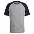 [해외]아디다스 Melange 반팔 티셔츠 138427448 Medium Grey Heather / Black Melange