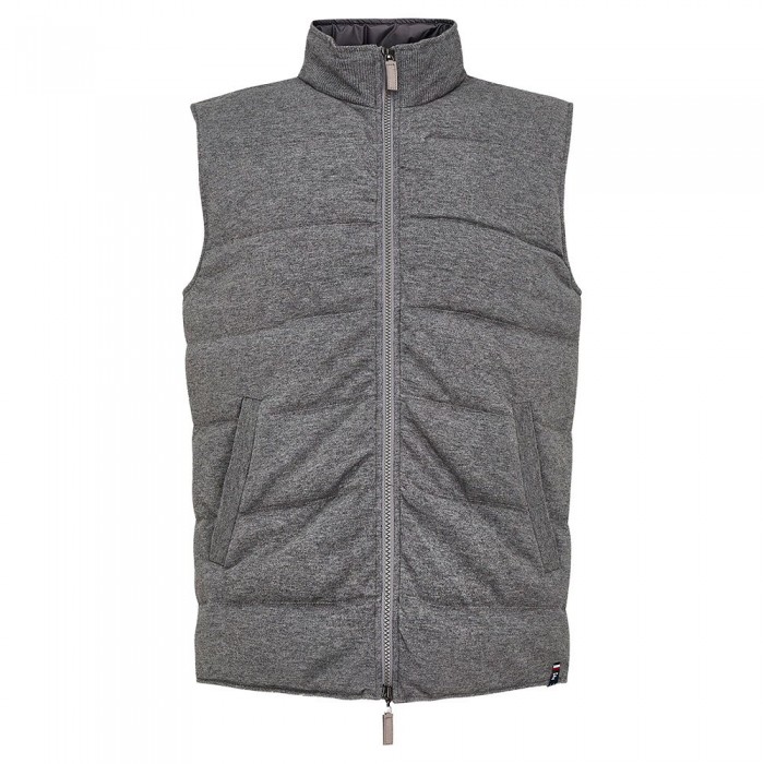 [해외]FA?ONNABLE Hybrid Down Cot Cashmere Vest Light Grey Marl