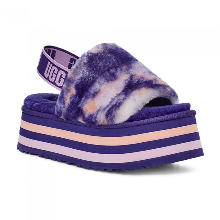 [해외]UGG Disco Marble Slide Sandals Violet Night