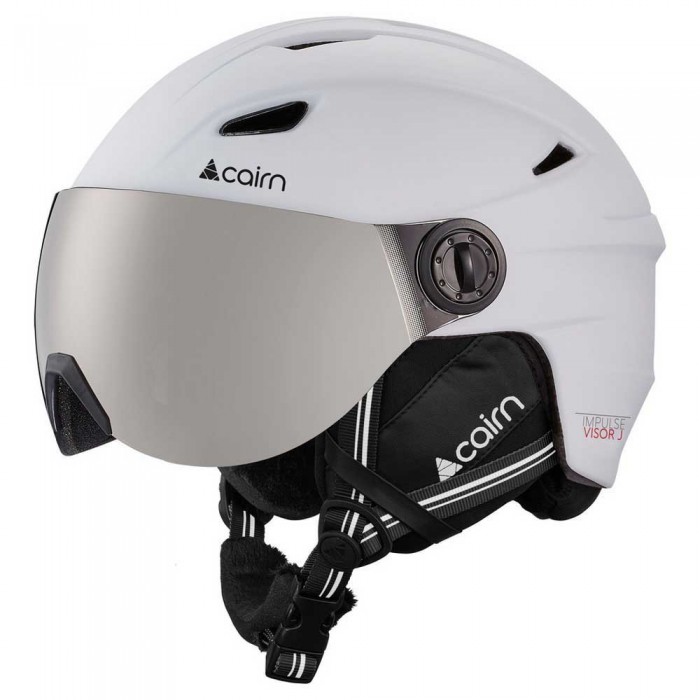 [해외]CAIRN Impulse Visor 주니어 헬멧 5138133873 Mat White