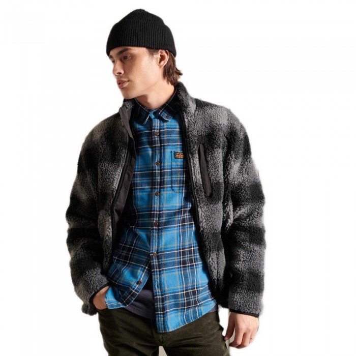 [해외]슈퍼드라이 재킷 Sherpa Workwear 138342521 Black / Grey
