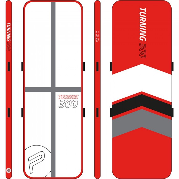 [해외]PURE2IMPROVE 풍선 패들 서핑 보드 Turning300 9´10´´ 14138416929 White / Red