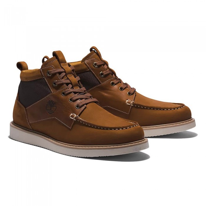 [해외]팀버랜드 Newmarket II Leather/Fabric Chukka Boots Saddle